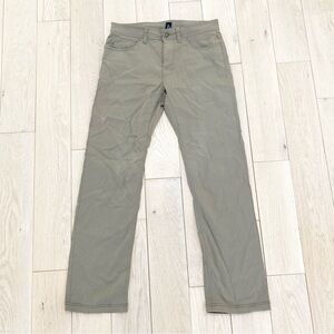 Prana Tan Chinos Straight Leg Pants